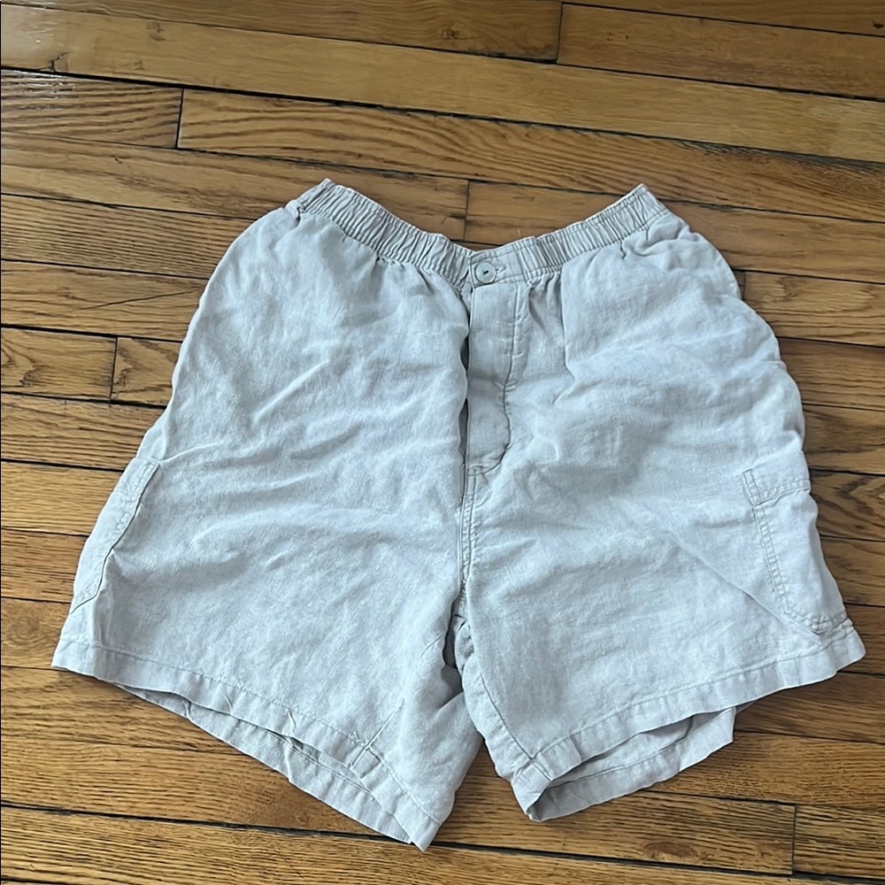 St. John's Bay Beige Khaki Line  Cargo Shorts 16W